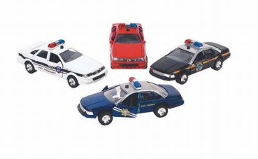 Sonic State Rescue Polizeiauto mit Sirene + Licht