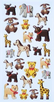 SOFTY-Stickers Tierkinder