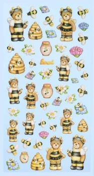 SOFTY-Stickers Lustige Bienen