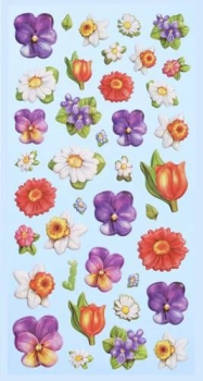 SOFTY-Stickers Blüten