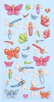 SOFTY-Stickers Schmetterlinge - Lybellen