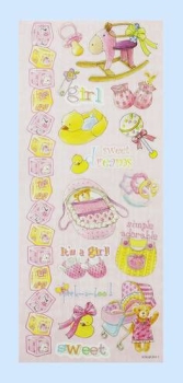 CREApop&copy; Sticker Baby Girl III