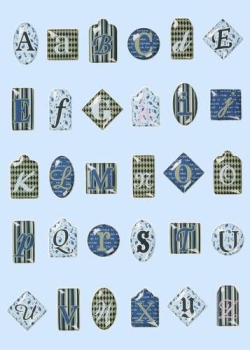 GLOSSY-Stickers Buchstaben