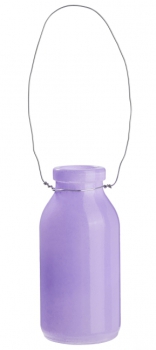 Deko-Flasche 10,5x4,8x3cm lavendel