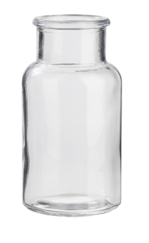Deko-Flasche 12,5x7cm klar