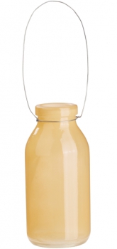Deko-Flasche 10,5x4,8x3cm orange