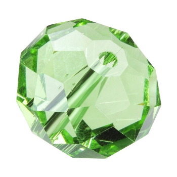 Glasschliffperle 15x18mm grün