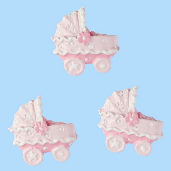 Kinderwagen 2cm rosa
