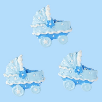 Kinderwagen 2cm blau