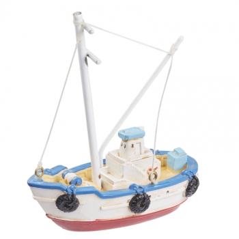 Fischerboot 7,5cm dunkelblau