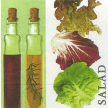 Salad with oil