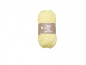 Cotton 100% Baumwolle 50g gelb
