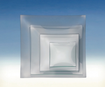 Glasteller viereckig 14x14cm