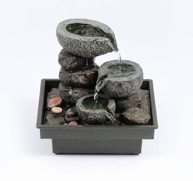 Brunnen "Floating Stones" L 18 x B 20 x H 25 cm