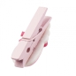 Preview: Baby-Flasche 4cm m. Clip rosa