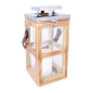 Preview: Laterne "Sylt" klein L14xB14xH30cm