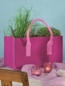 Preview: Filztasche pink 38x20x24cm