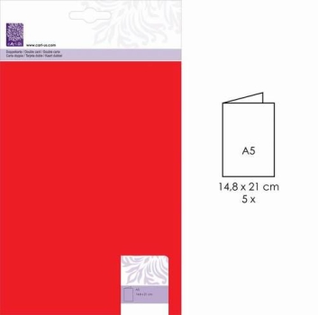 cArt-Us FSC Doppelkarte A5 rot