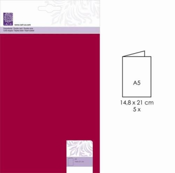 cArt-Us FSC Doppelkarte A5 purpur