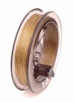 Nyloncoated Ø0,3mm goldfarben