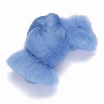 Deutsche Schafwolle "Hermann" zartblau 50g