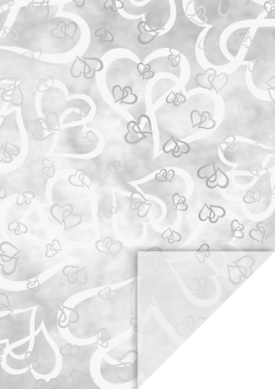 Transparentpapier „Emotion“ A4 115 g/m² silberfarben