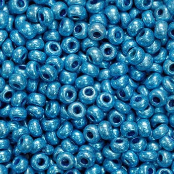 Rocailles blau-metallic opak 2,5mm