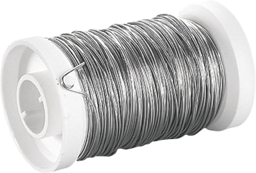 Altsilberdraht 150m Ø0,25mm altsilberfarben