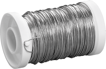 Lackdraht 50m Ø0,5mm silberfarben