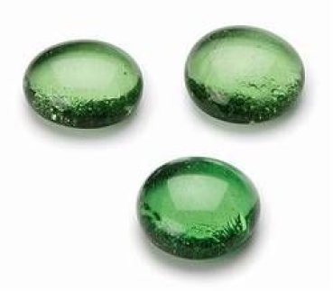 Glas-Nuggets grün 20x18mm