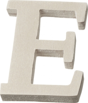 Holzbuchstaben E 4cm