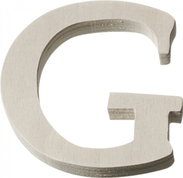 Holzbuchstaben G 4cm