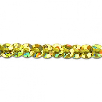 Pailletten gold(holo) ø3mm 8m/Rolle