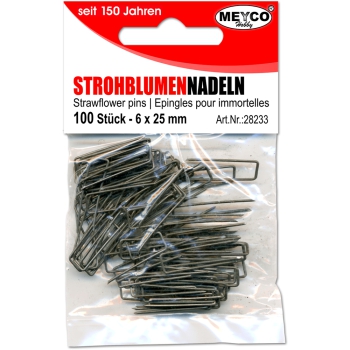 Strohblumennadeln 6 x 25 mm