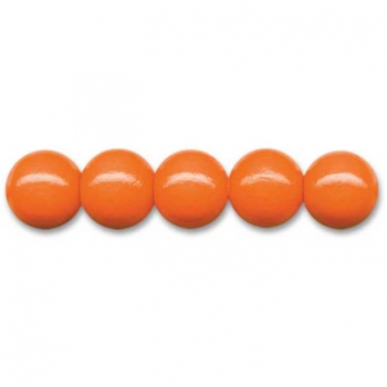 Deutsche Holzperlen Ø10mm orange