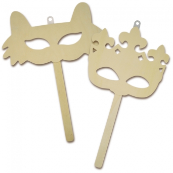 Maske Katze und Krone