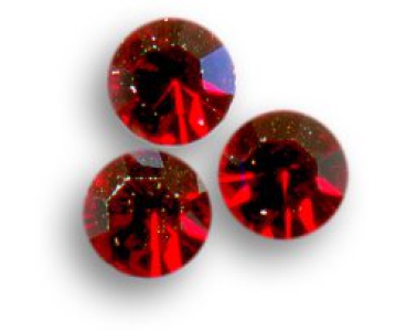 Kristallglas Straßsteine rot