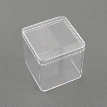 Kunststoffbox quadratisch transpartent 5,5cm