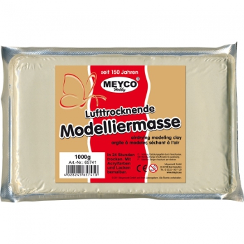 Lufttrocknende Modelliermasse natur 500g