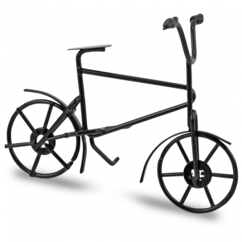 Metall-Deko "Fahrrad" schwarz 10x6cm