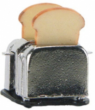 Toaster 1.5cm silber