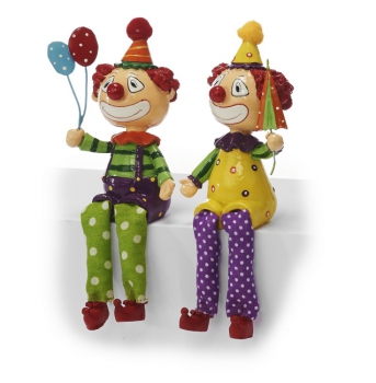 Poly Clown Kantenhocker 17cm