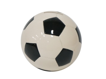 Spardose Fußball aus Porzellan Ø7cm