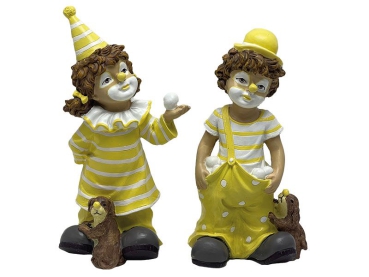 Clown aus Poly 11x8x22cm