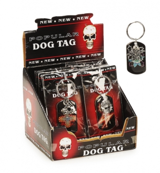 Schlüsselanhänger Totenkopfdesign 5cm