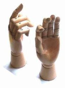 Hand schmale Hand links 18cm