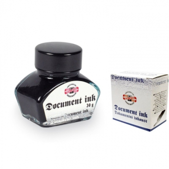 Tinte-Dokumententinte schwarz 30 ml Glas