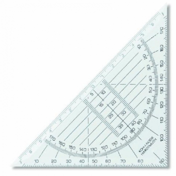 Geo- Dreieck 45°/14cm Lineal