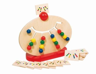 Sortierspiel Farbsortierbrett / Motorikfächer oval