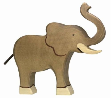 Elefant Rüssel hoch